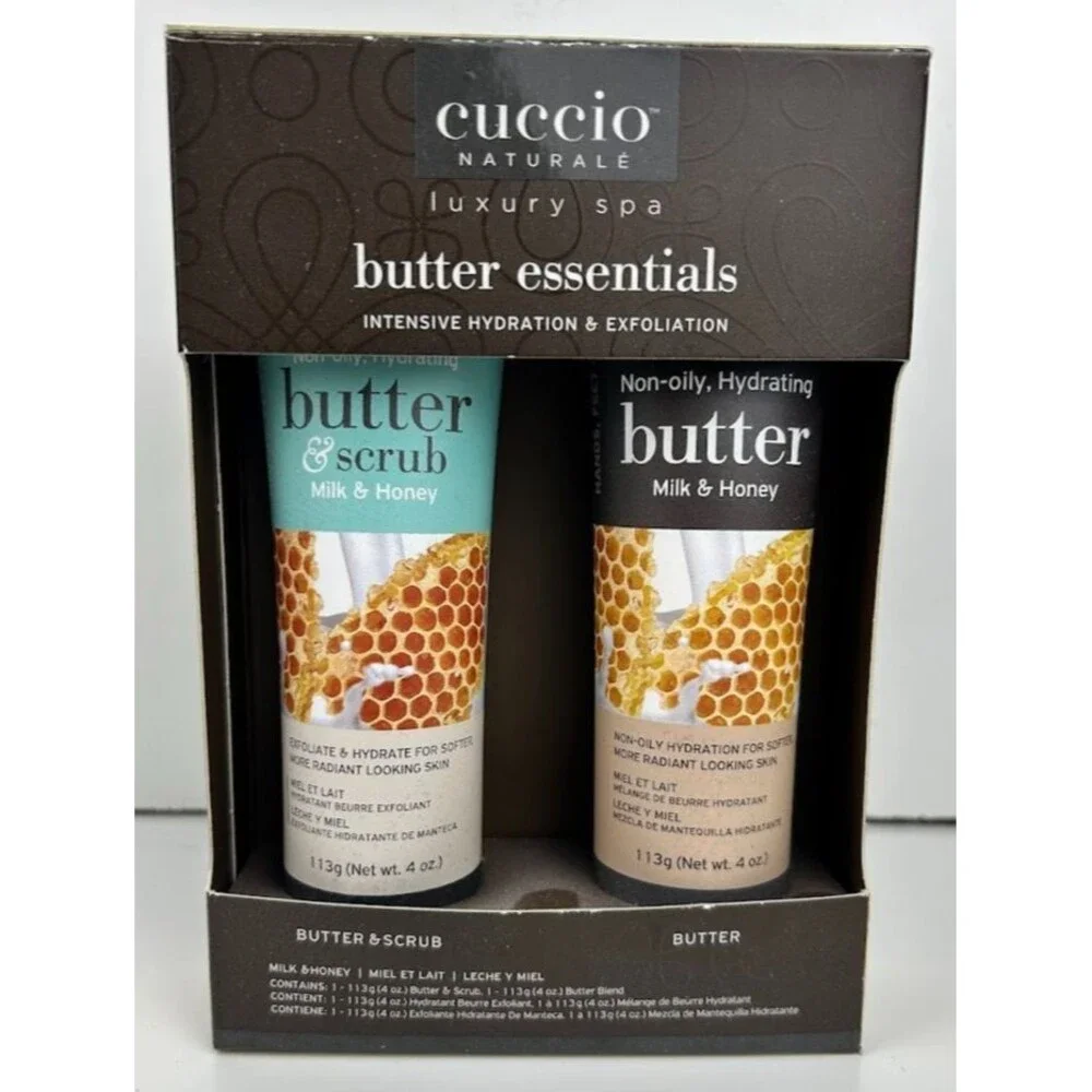 Cuccio Naturale Milk & Honey Butter Essentials Kit -New